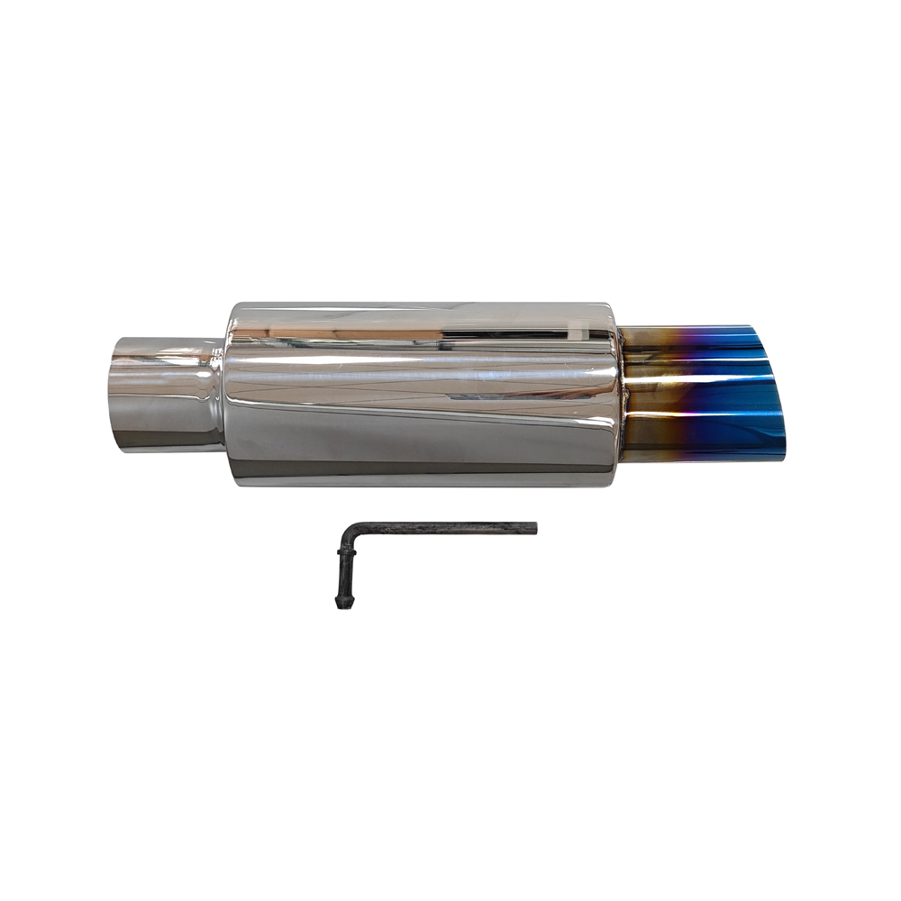 WTP Exhaust Pipe Stainless Steel Exhaust Tip Kit with 2.5 Inch Clamp Length 14 Semi Truck Intake &amp; Exhaust System Parts
