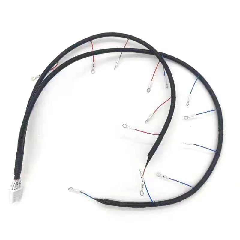 Factory Direct Sales 12V Rubber EV Wire Harness Components for Electric New Energy Vehicles for for Customizable Length