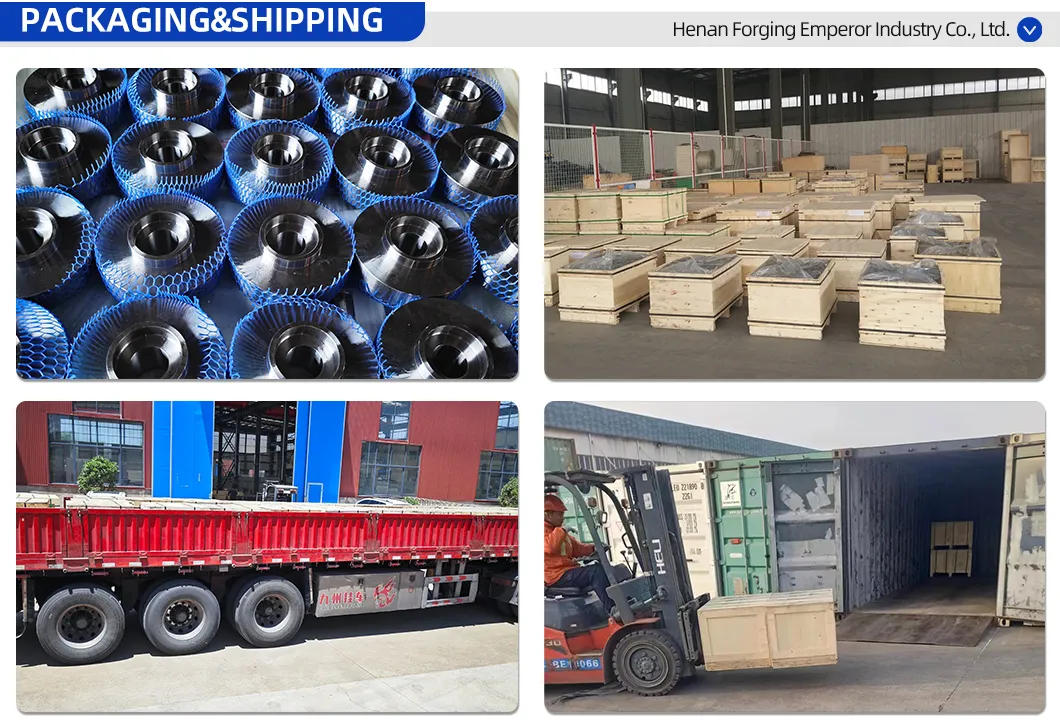 Heavy Machinery Parts Packaging - Secured Wooden Crates