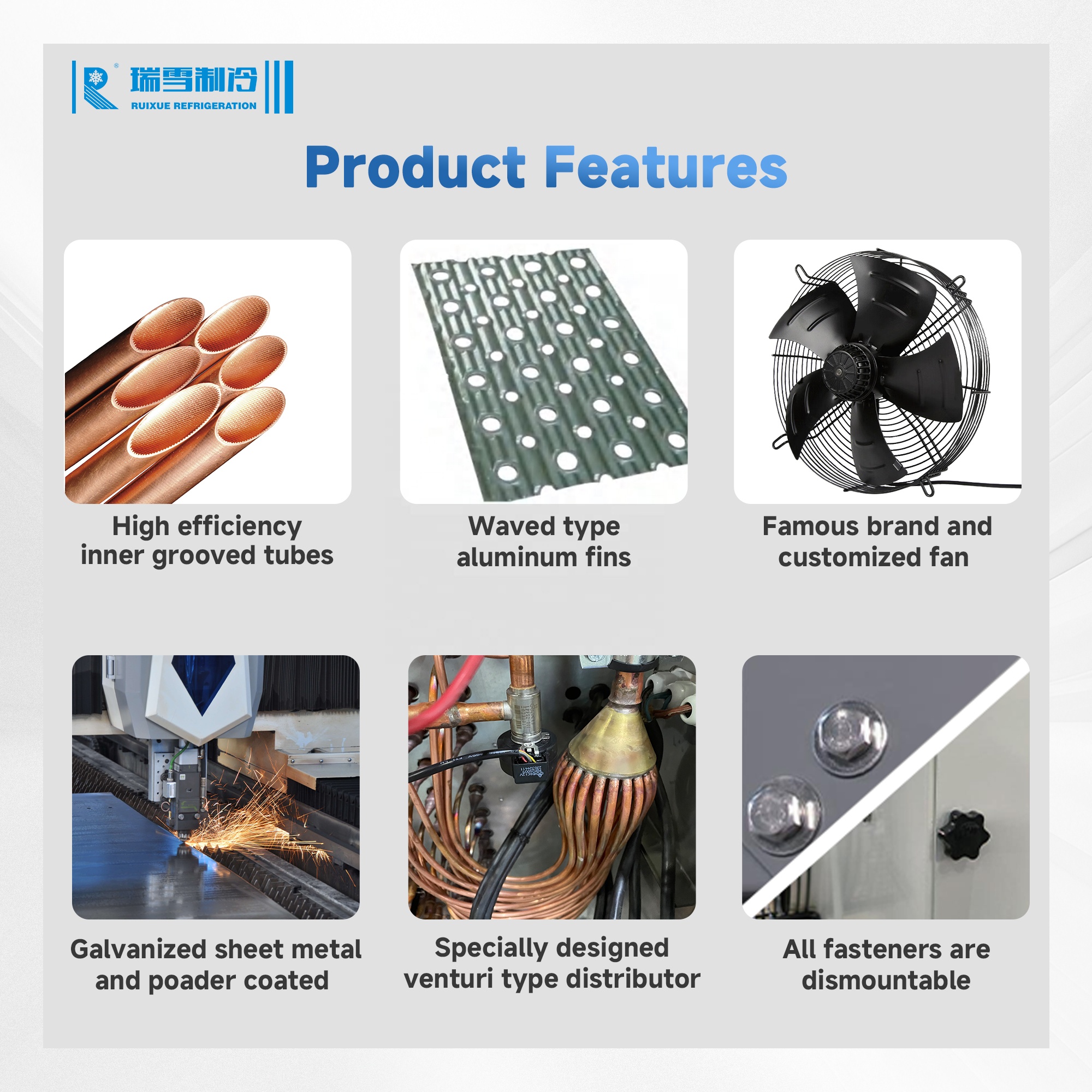 Cooling Compressor System Condenser Unit Refrigeration Cold Storage Room Freezer Condensing Unit