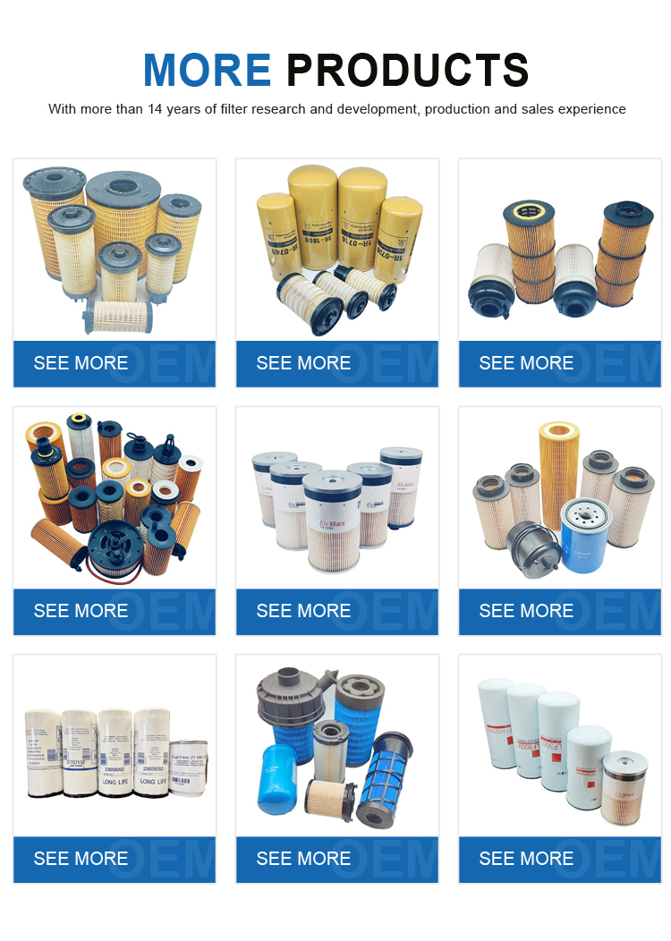 High Quality Diesel Truck Engine Parts Fuel Filter Element WK929 H414WKD421 P550880 FF5421 FF5612 FF5632 for Heavy Duty Trucks