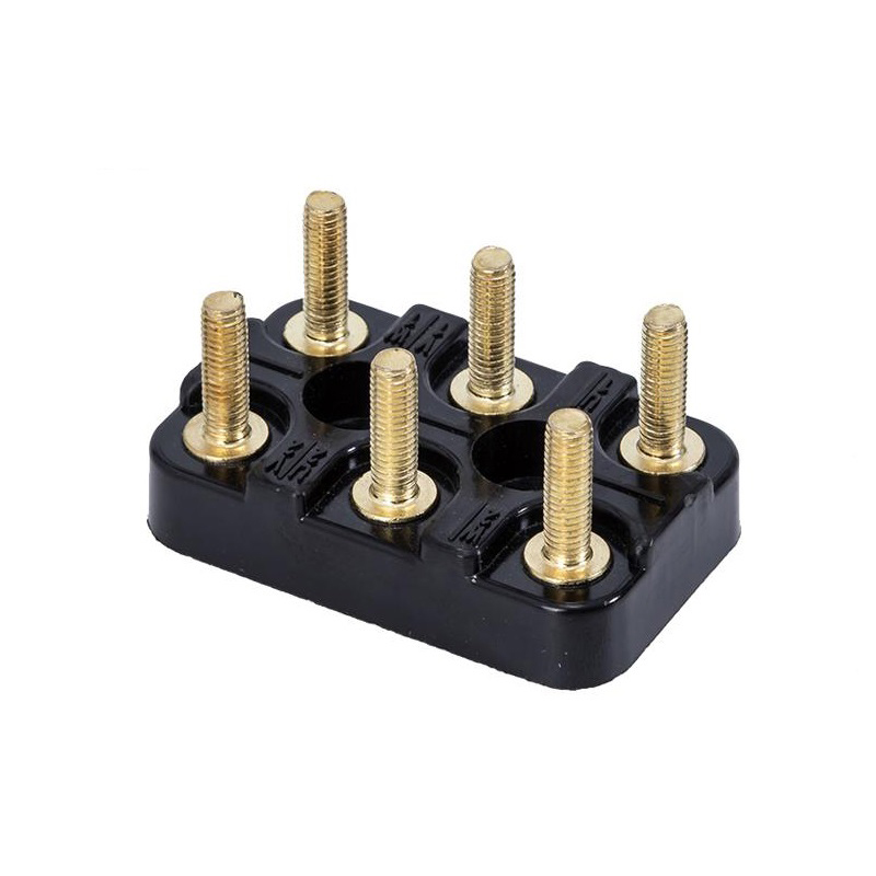 M4 Starting Motor Terminal Blocks 50*32 TB06202 Iron/Brass Rod Motor Terminal Blocks