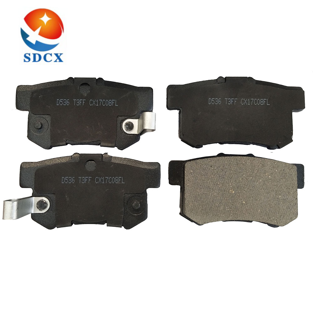 For D536 New Wholesale High Quality Automatic Brake Pads for Accord Rear Wheel Brake Systems Spare Parts