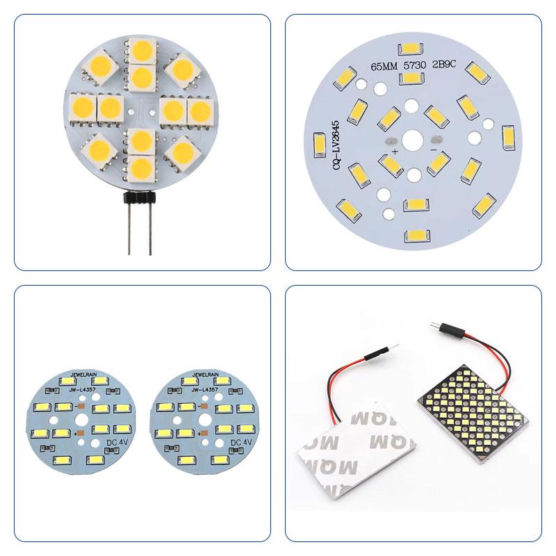 220V Dob LED PCB 5W 7W 12W SMD2835 Aluminum PCB Board SKD New Design LED Lamp