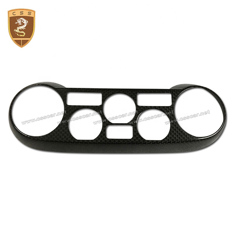 100% Real Carbon Fiber Interior Trim Dashboard Central Control Cover Car Parts Suitable for Ferrari 488 Interior
