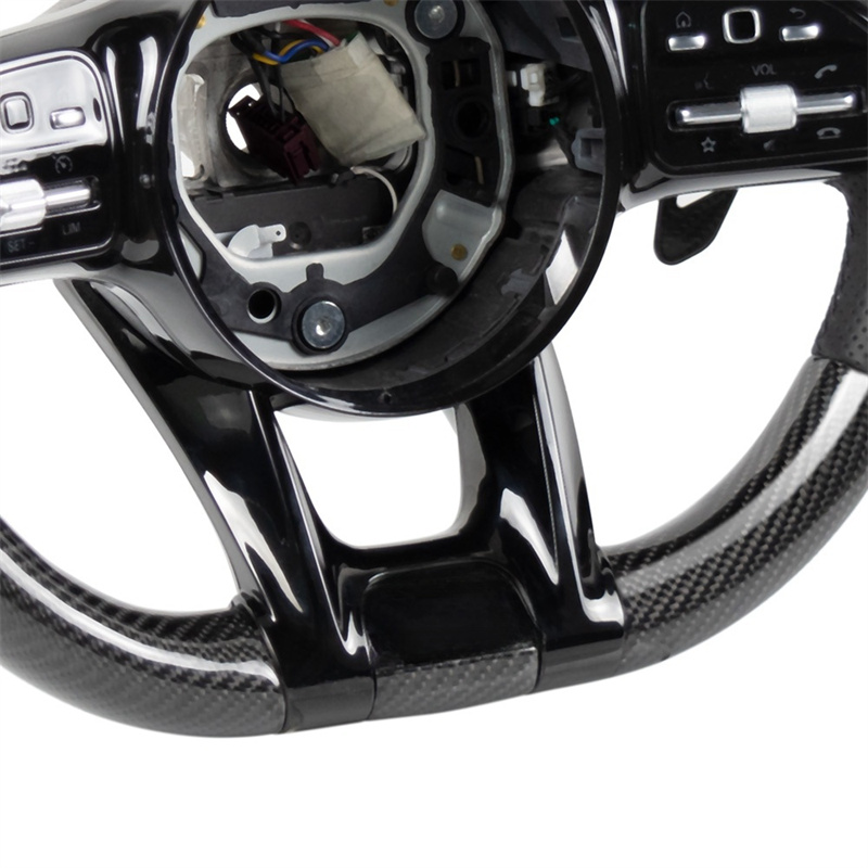 Customization Carbon Fiber Steering Wheel Auto Interior Accessories for Mercedes Benz W205 C63 808 E43 C300 C200 GLC SLK A45