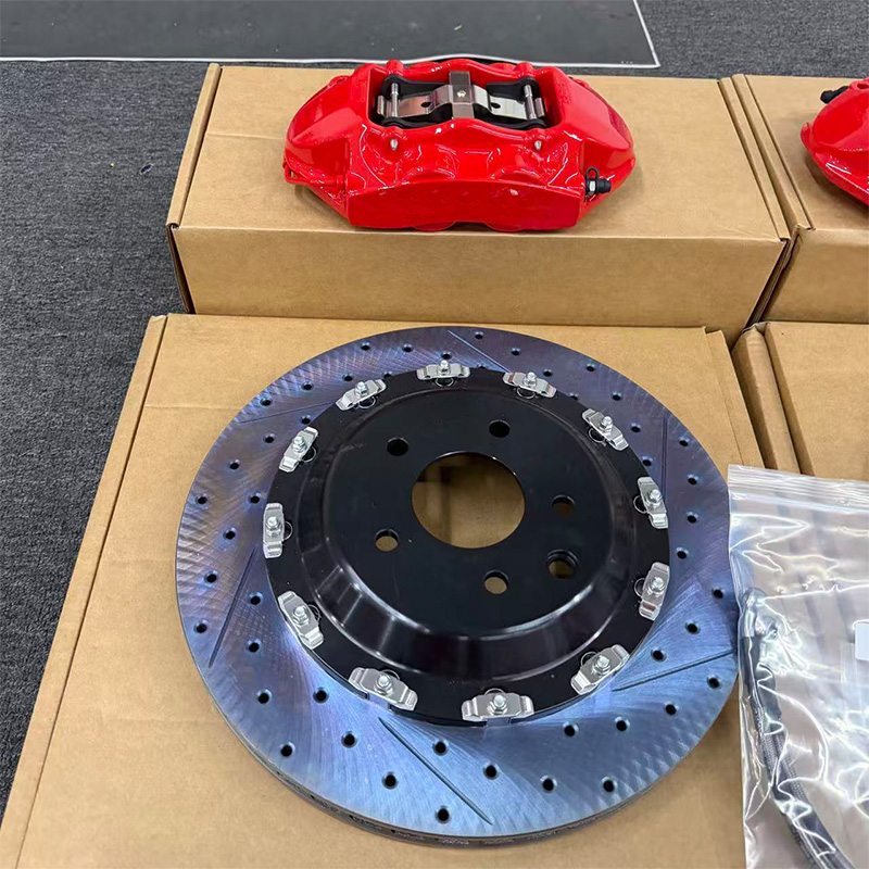 Custom 6 Piston Front 4 Piston Rear Big Brake Kit 380mm 410mm Rotors for Infiniti Performance Upgrade Factory Supply