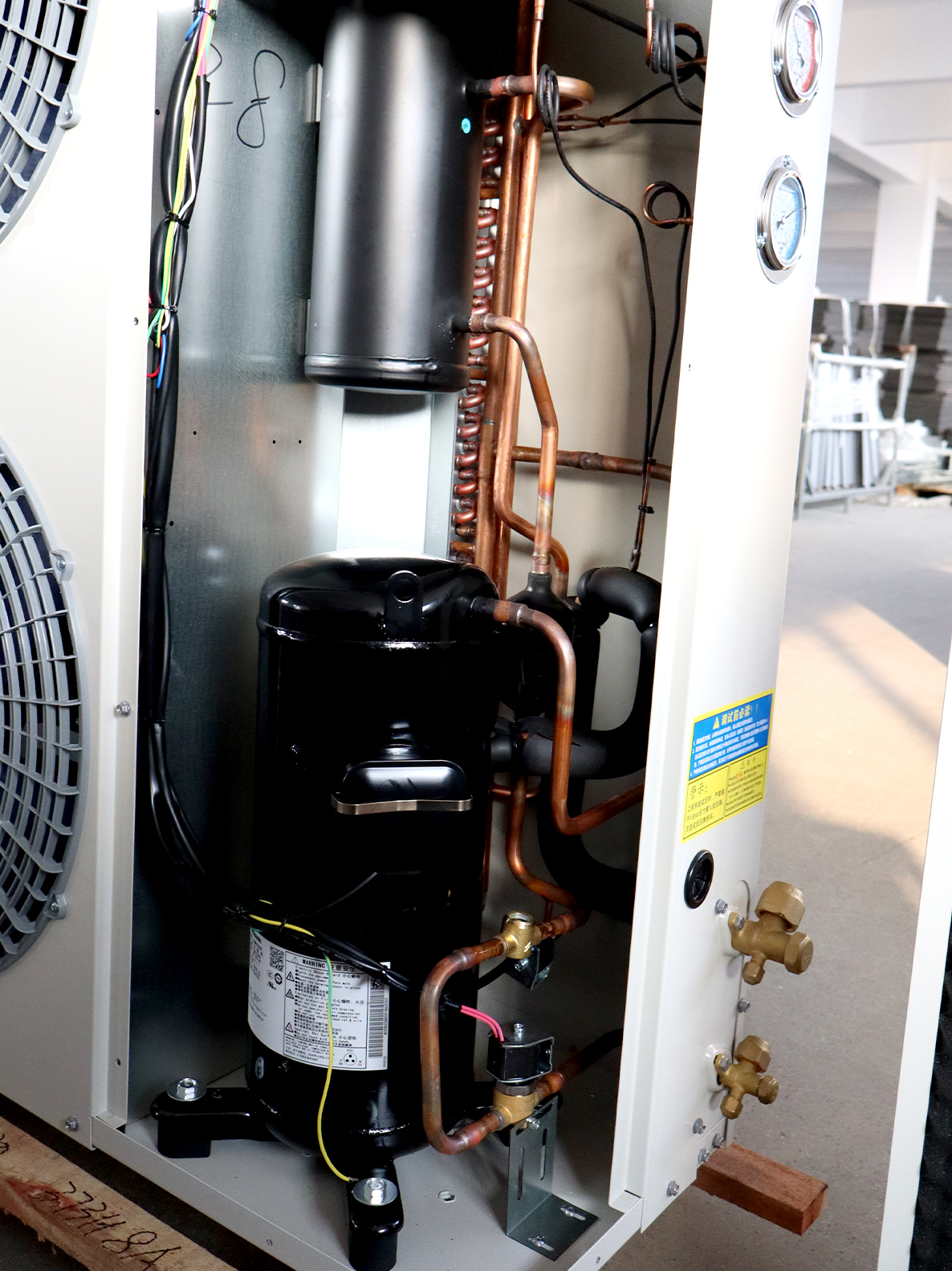 Integrated System Scroll Compressor Condensing Unit Pump Motor | High-Capacity 1.5kW Cooling Component for Modular Refrigeration