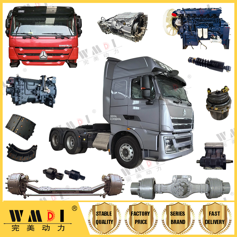 Heavy/Light/Mining/Dump/Trailer/Loader Truck Chassis/Axle/Gear/Steering/Brake/Shaft/Gearbox/Transmission/Engine/Cabin Sinotruk HOWO371 Spare Parts