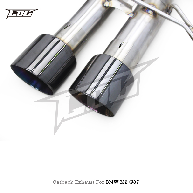 OEM Valvetronic Exhaust Muffler for BMW M2 G87 2023 Stainless Steel Racing Catback High Custom Exhaust Pipes Auto Parts