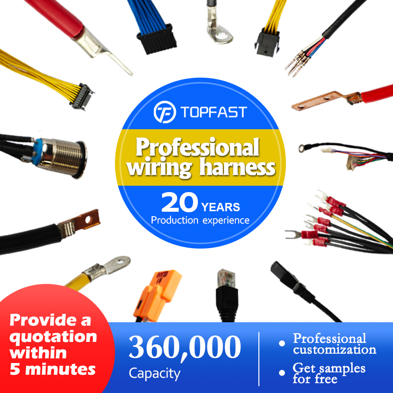 20Yrs Quick Prototy OEM ODM Custom Electrical Wiring Harness Cables Assembly Supplier Cable Wire Harness Custom Cable Manufactur