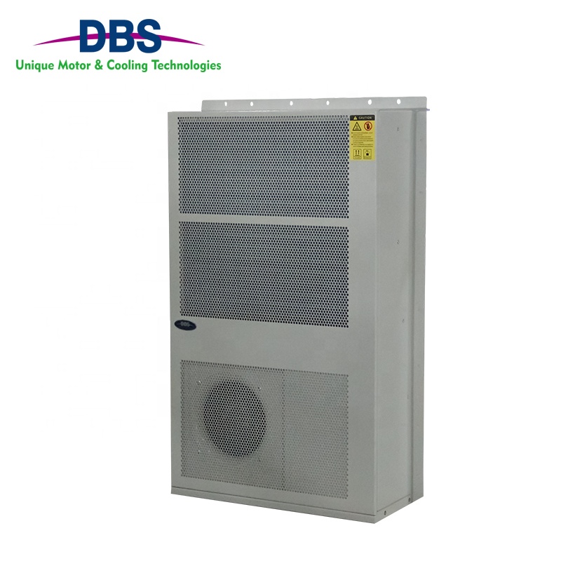 230VAC Precision Telecom Cabinet Air Conditioner 1500W Cooling System DC Fan Motors R134a Hitachi Compressor Core Components