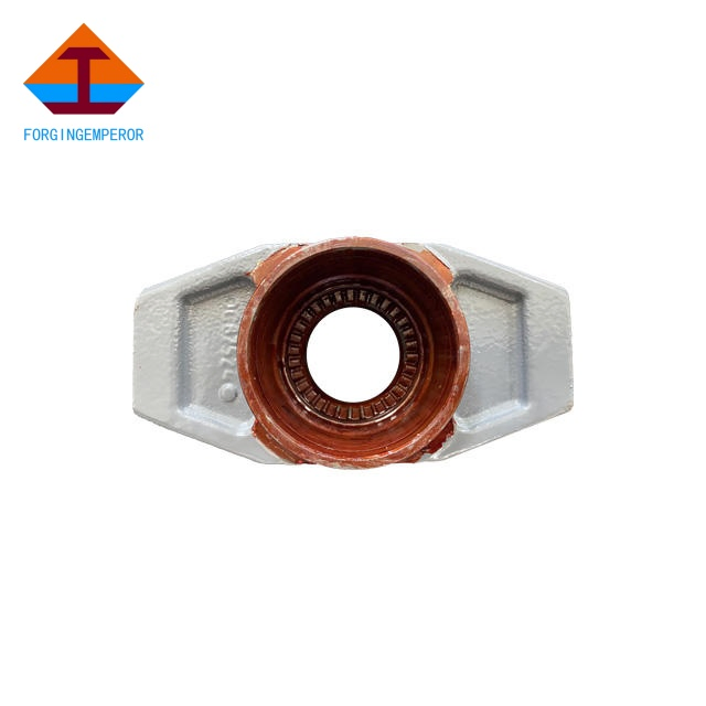 OEM Railway Drivetrain Part, Die Forged Coupler Fork for Locomotive Propeller Shaft, Quenched &amp; Tempered C45 Steel