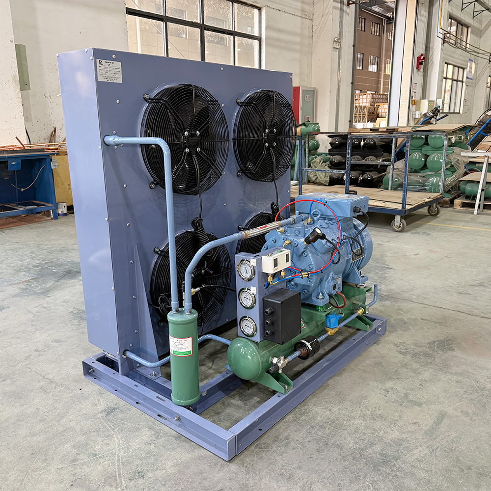 Cooling Compressor System Condenser Unit Refrigeration Cold Storage Room Freezer Condensing Unit