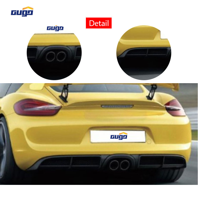 GUGO Body Kit for Porsche Cayman 981 GT4 Style Full Exterior Kit Track Inspired Design Vehicle Upgrade Custom Body Components
