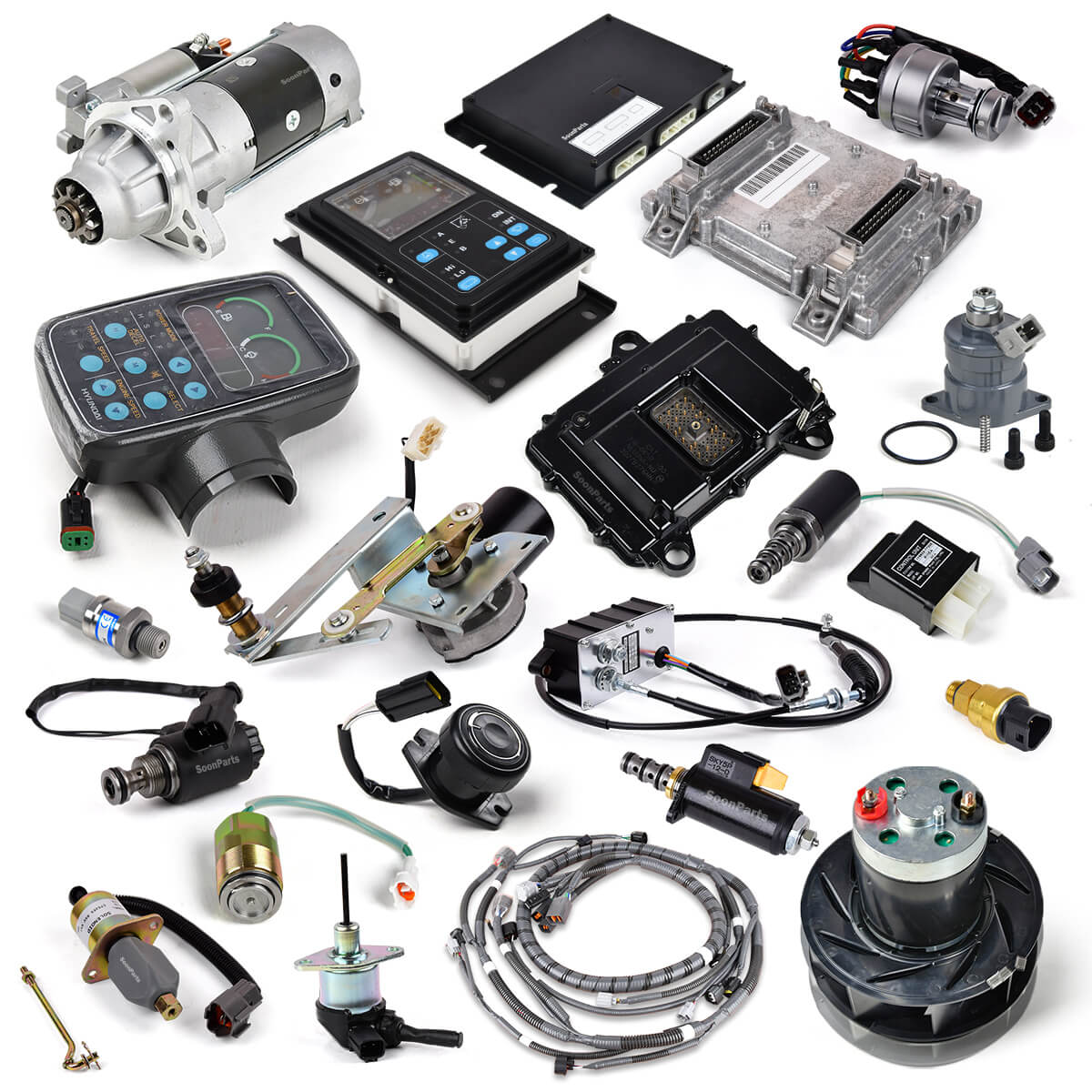 APEX High Precision Excavator Spare Parts Hydraulic System Parts Steering Valve OSPM Series Engineering Machinery Parts