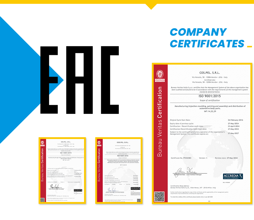 Certifications