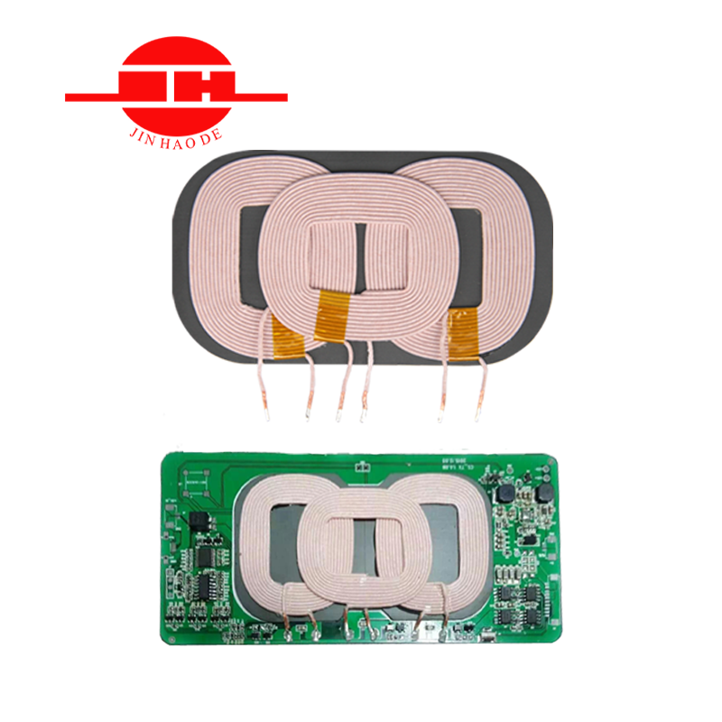 3 In 1 Coils AEC-Q200 6uH ~ 12uH Wireless Charging Three Coils Array Qi2 15W 25W 30W For Automotive EV Car