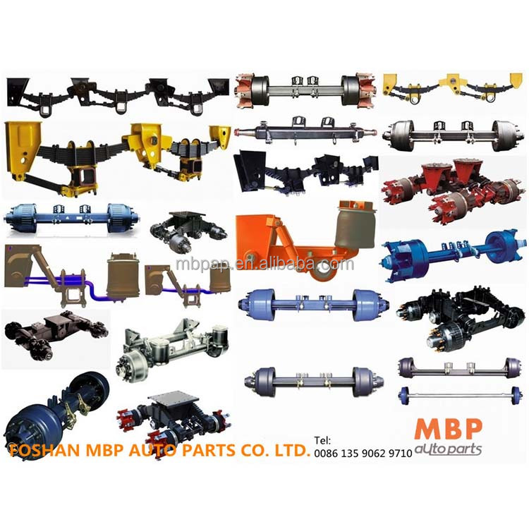MBP Auto Parts Factory Direct Supply Heavy Duty Semi Trailer Truck Spare Parts