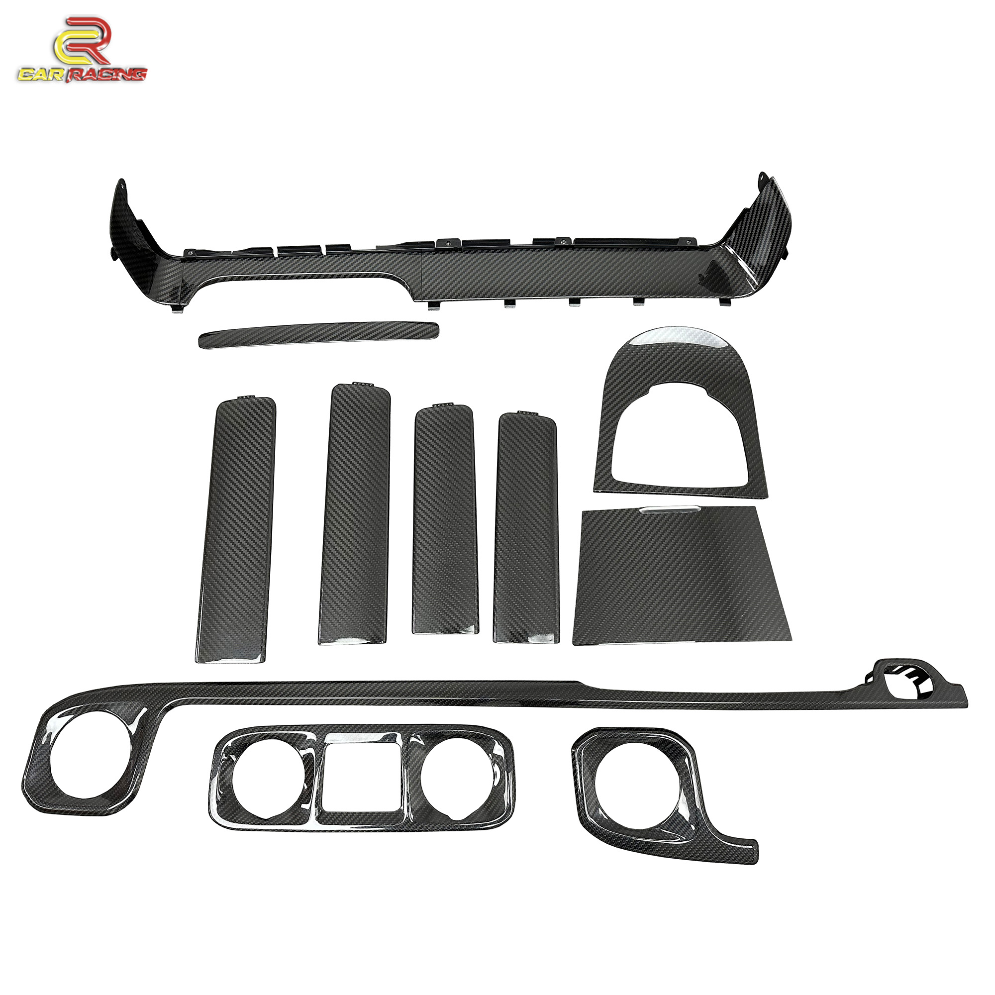 Dry Carbon Fiber Auto Parts Interiors Kit ( (Replacement) for Mercedes Benz G-Class W464 G500 G63 2019-2024 Car Accessories