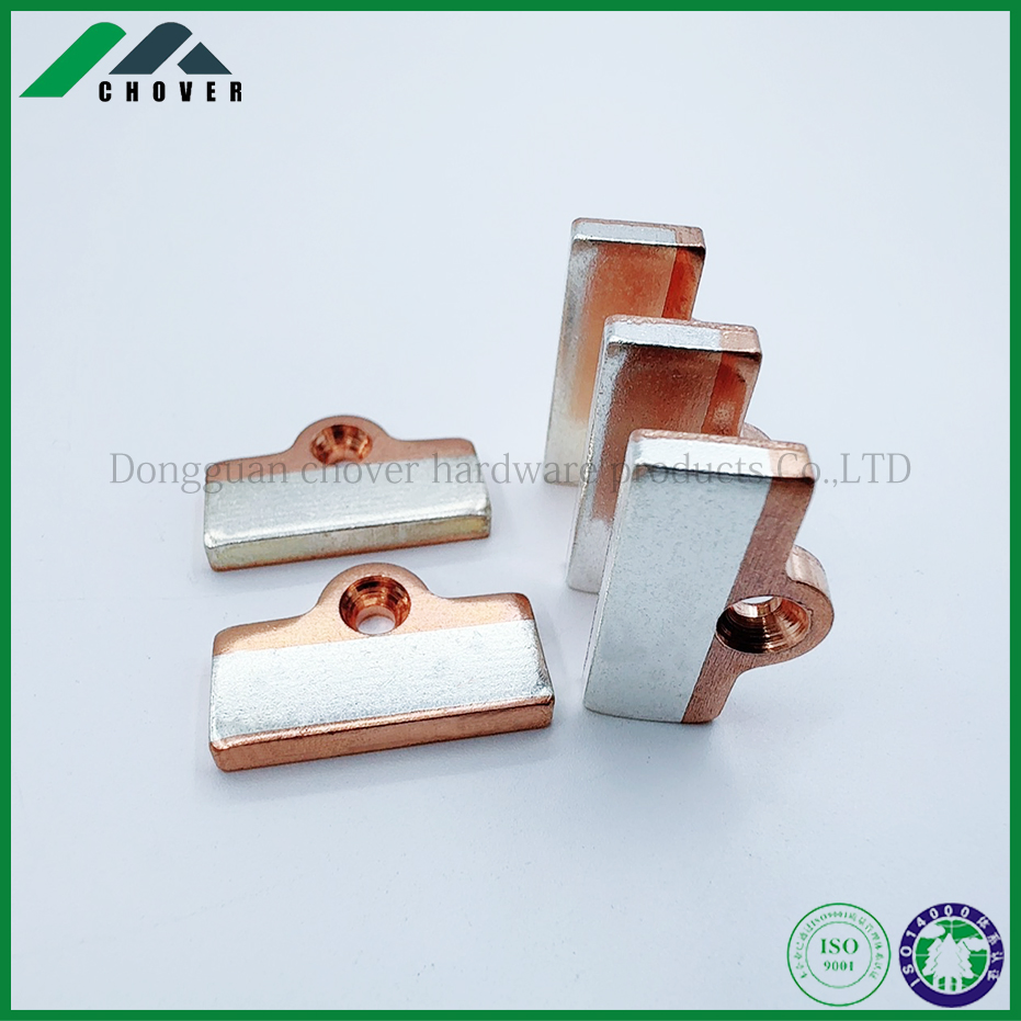 Silver Copper Composite Stamping Parts Low Voltage Electrical and Electronic Components