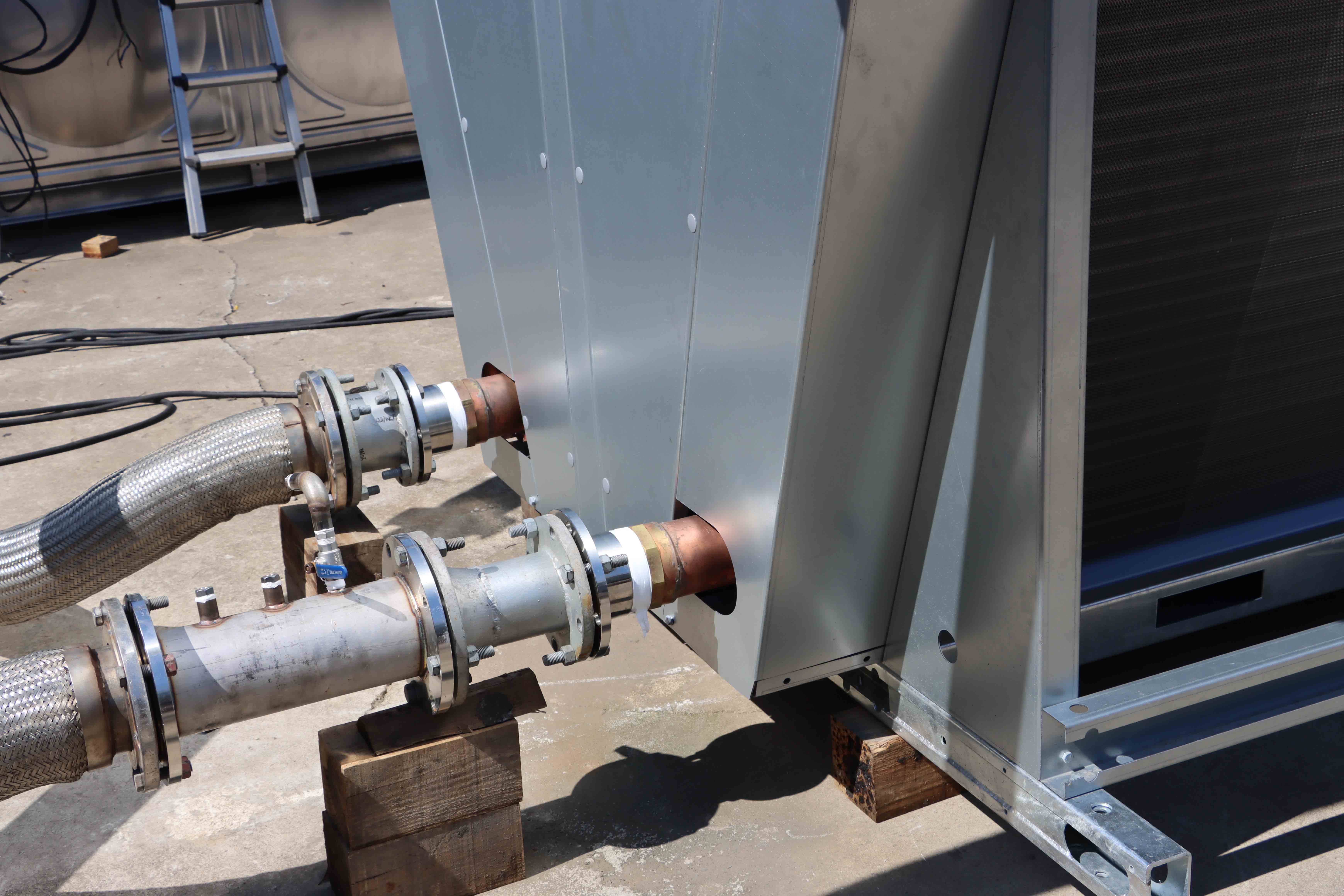 High Temperature Medium Cooling Water Saving Air Adiabatic Cooling Towers Dry Cooler for Industrial Power Cooling