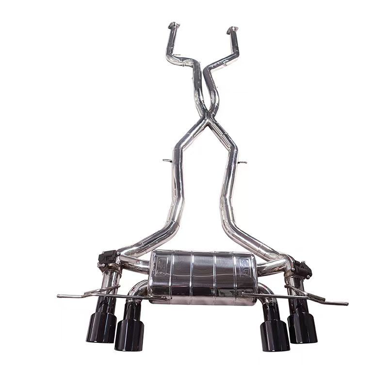 Hot Selling Stainless Steel Exhaust Muffler Valve Catback with High Quality Auto Turning Pipe Parts