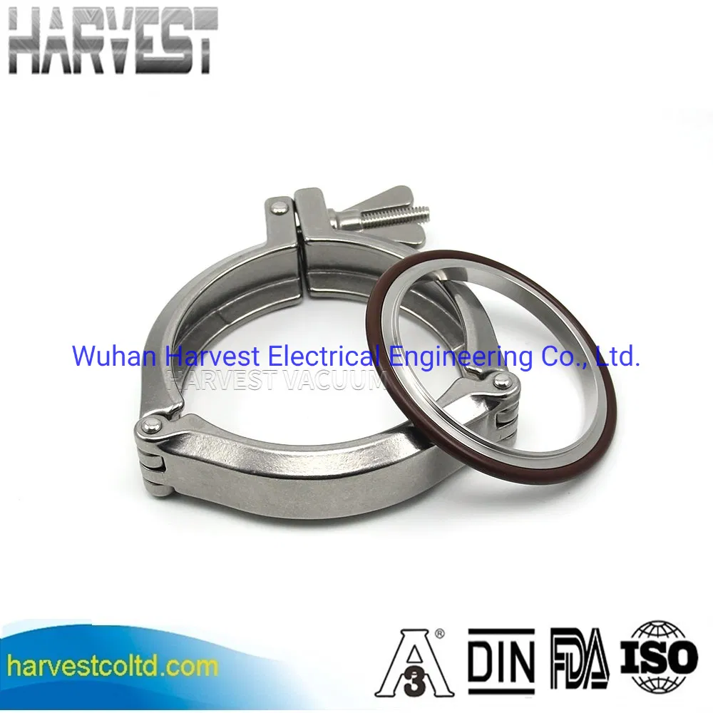 SS304 Vacuum Nw63/Nw80/Nw100/Nw160/Kf63/Kf80/Kf100/Kf160 Vacuum Clamps Vacuum Component for Vacuum System