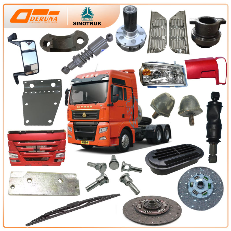 China Heavy Duty Truck Sinotruk Spare Parts HOWO Truck 10 Wheeler 12wheeler 6*4 8*4 Dump Truck Engine/Cabin/Axle/Chassis Spare Parts