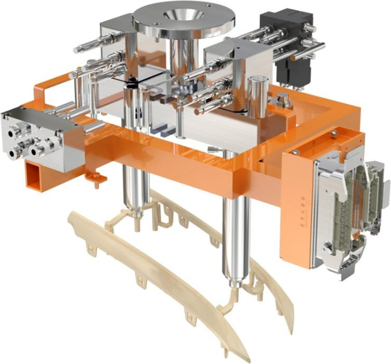 China Manufacturer of Hot Runner System for Automotive Interior Parts, ISO9001 Certified, Long Service Life