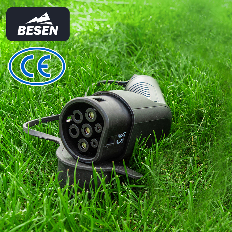 OEM ODM 16A 32A IP66 New Energy Vehicle Parts &amp; Accessories Type 2 IEC 62196-2 EV Charger Plug