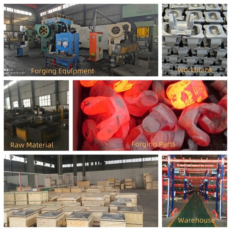 OEM Railway Drivetrain Part, Die Forged Coupler Fork for Locomotive Propeller Shaft, Quenched &amp; Tempered C45 Steel