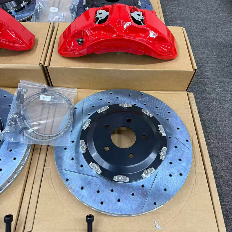 Custom 6 Piston Front 4 Piston Rear Big Brake Kit 380mm 410mm Rotors for Infiniti Performance Upgrade Factory Supply