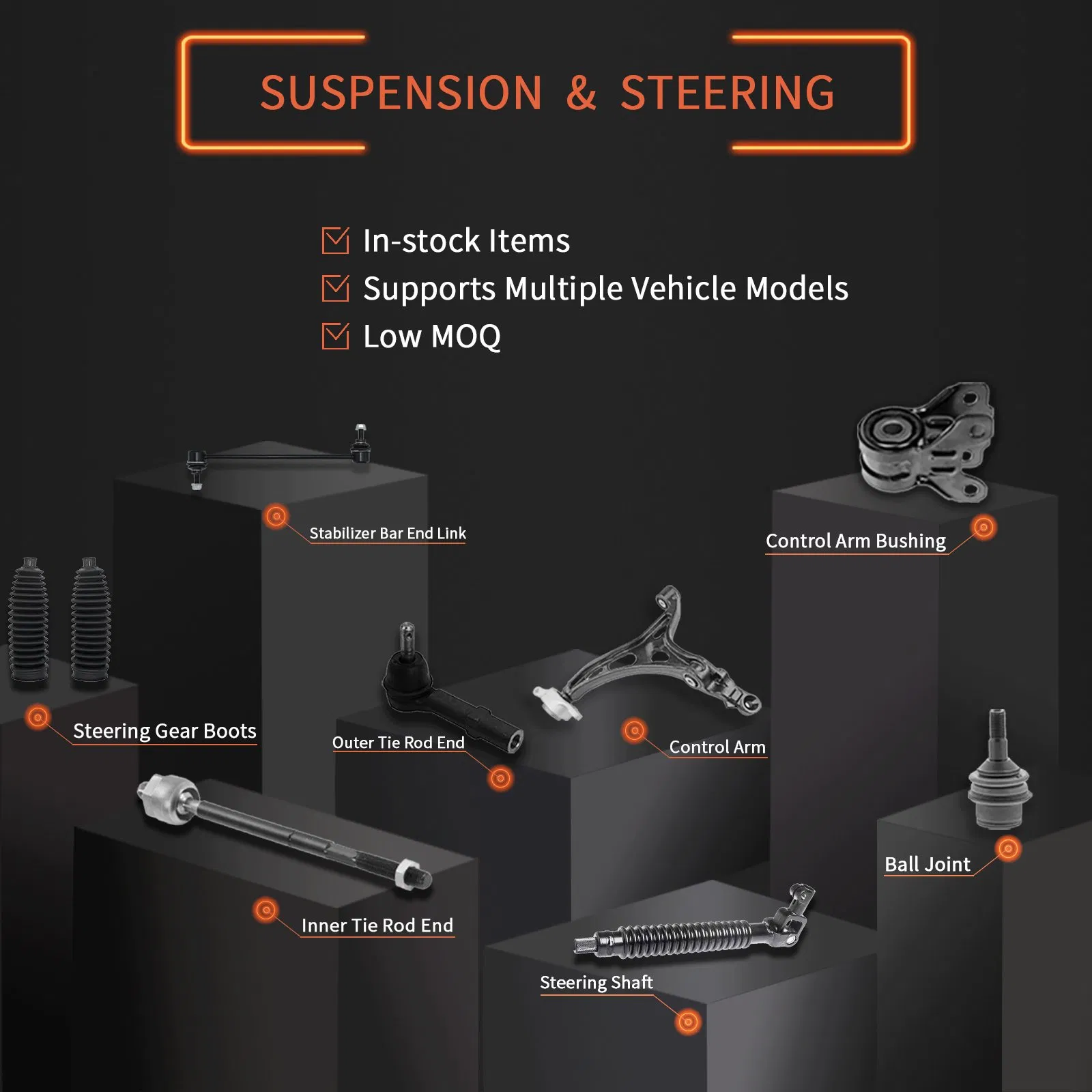 Wholesale Auto Parts Tie Rod End Stabilizer Links Control Arm Ball Joints Suspension Kits for Mercedes -Benz Cls500 2006