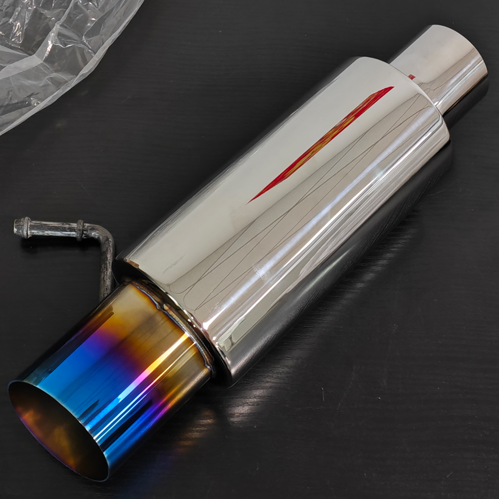 WTP Exhaust Pipe Stainless Steel Exhaust Tip Kit with 2.5 Inch Clamp Length 14 Semi Truck Intake &amp; Exhaust System Parts