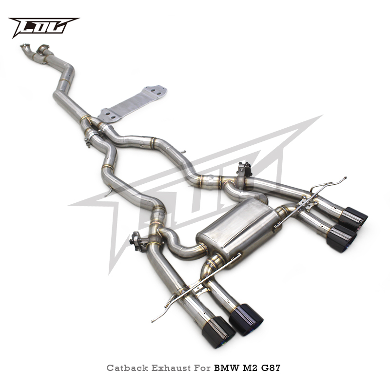 OEM Valvetronic Exhaust Muffler for BMW M2 G87 2023 Stainless Steel Racing Catback High Custom Exhaust Pipes Auto Parts