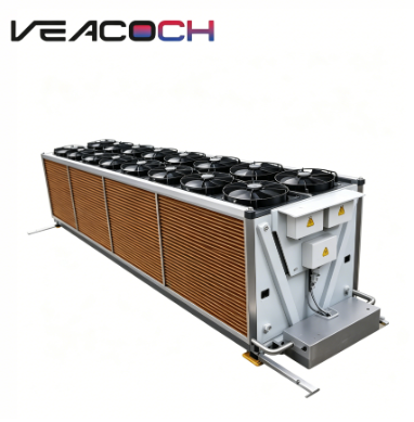 380V-420V Air Cooled Refrigeration Condensing Unit with Motor Pump Core Components Industrial Refrigeration System