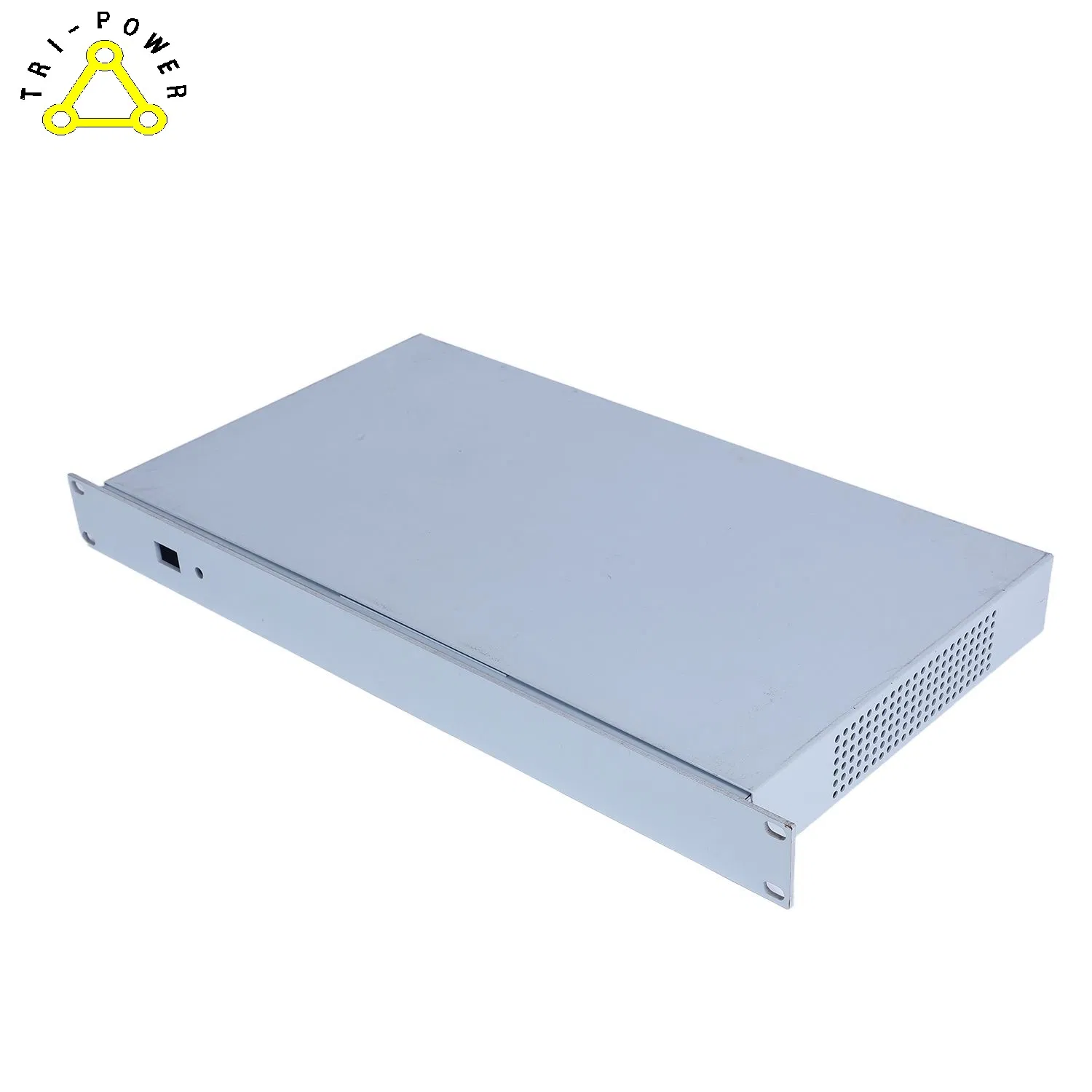 Custom Chassis Enclosure Metal Stamping Parts with Blue Zinc Plating for Rack Mount Shell