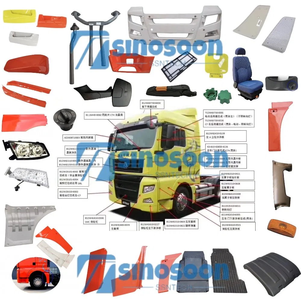 Shacman FAW Foton Sinotruk HOWO Sitrak Nx Tx Max Jh6 T5g C7h Truck Parts Body Parts Engine Parts Chassis Parts Bus Parts Trailer Parts Weichai Engine Parts