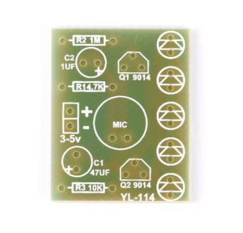 Voice Control LED Melody Light LED DIY Electronic Production Kit Component Parts Rainbowsemi