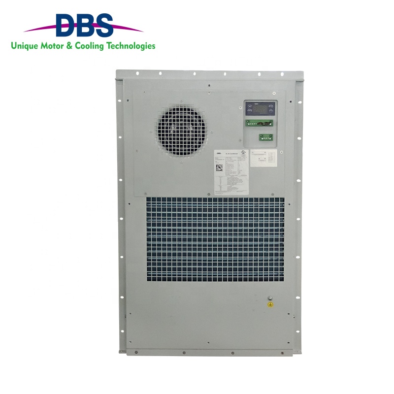 230VAC Precision Telecom Cabinet Air Conditioner 1500W Cooling System DC Fan Motors R134a Hitachi Compressor Core Components