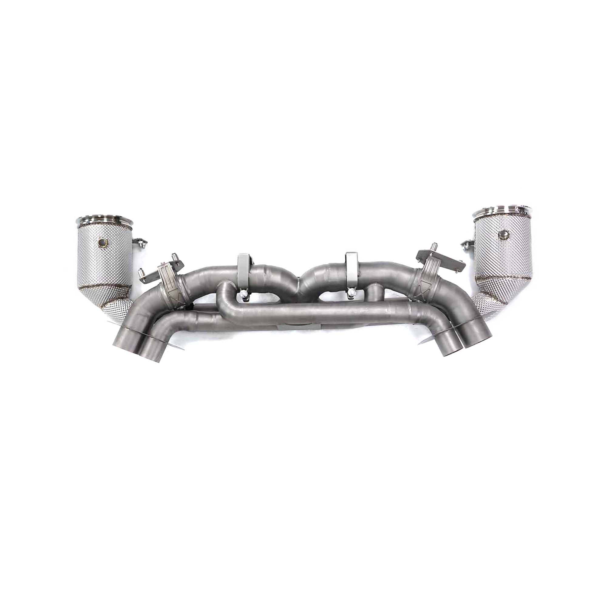 ING Fashion Titanium Car Muffler Exhaust Exhaust System Set for Porsche 911 992 with High Quality Auto Turning Pipe Parts