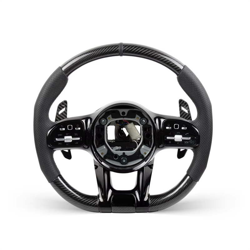 Customization Carbon Fiber Steering Wheel Auto Interior Accessories for Mercedes Benz W205 C63 808 E43 C300 C200 GLC SLK A45
