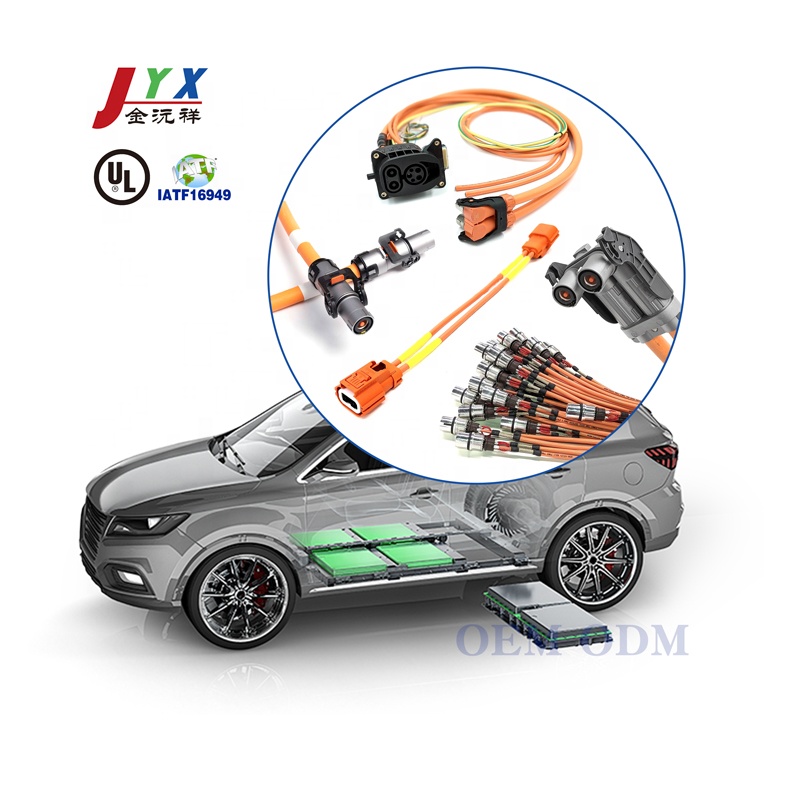 Factory Direct Sales 12V Rubber EV Wire Harness Components for Electric New Energy Vehicles for for Customizable Length