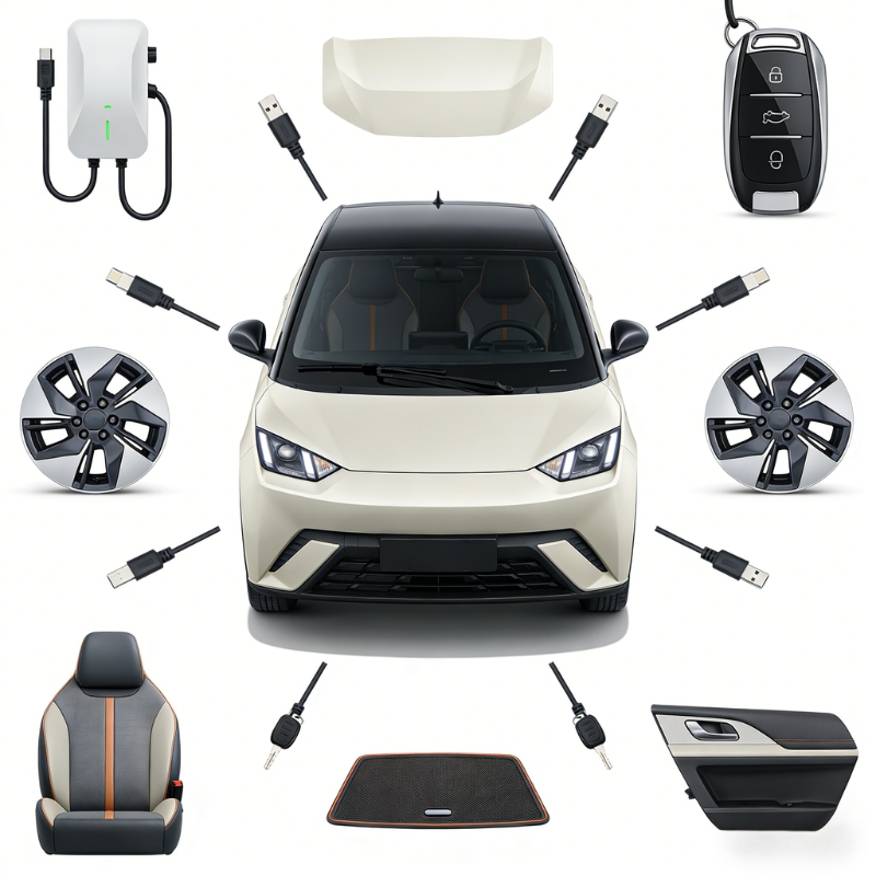 Electric Vehicle EV Car Spare Parts &amp; Accessories New 100% Tested 12 Months Warranty VIT Brand BYD Seagull Hatchback 2023-