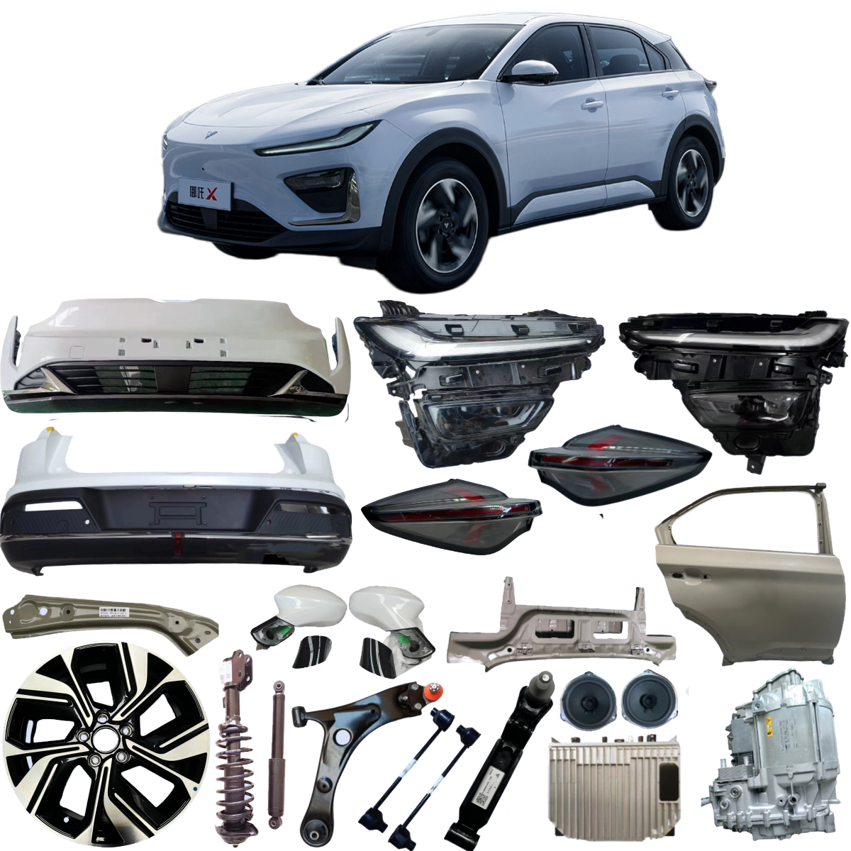 China Wholesale Price Stock New Original Aftermarket OEM EV Electric Car Auto Spare Parts Accessories for Hozon Neta X