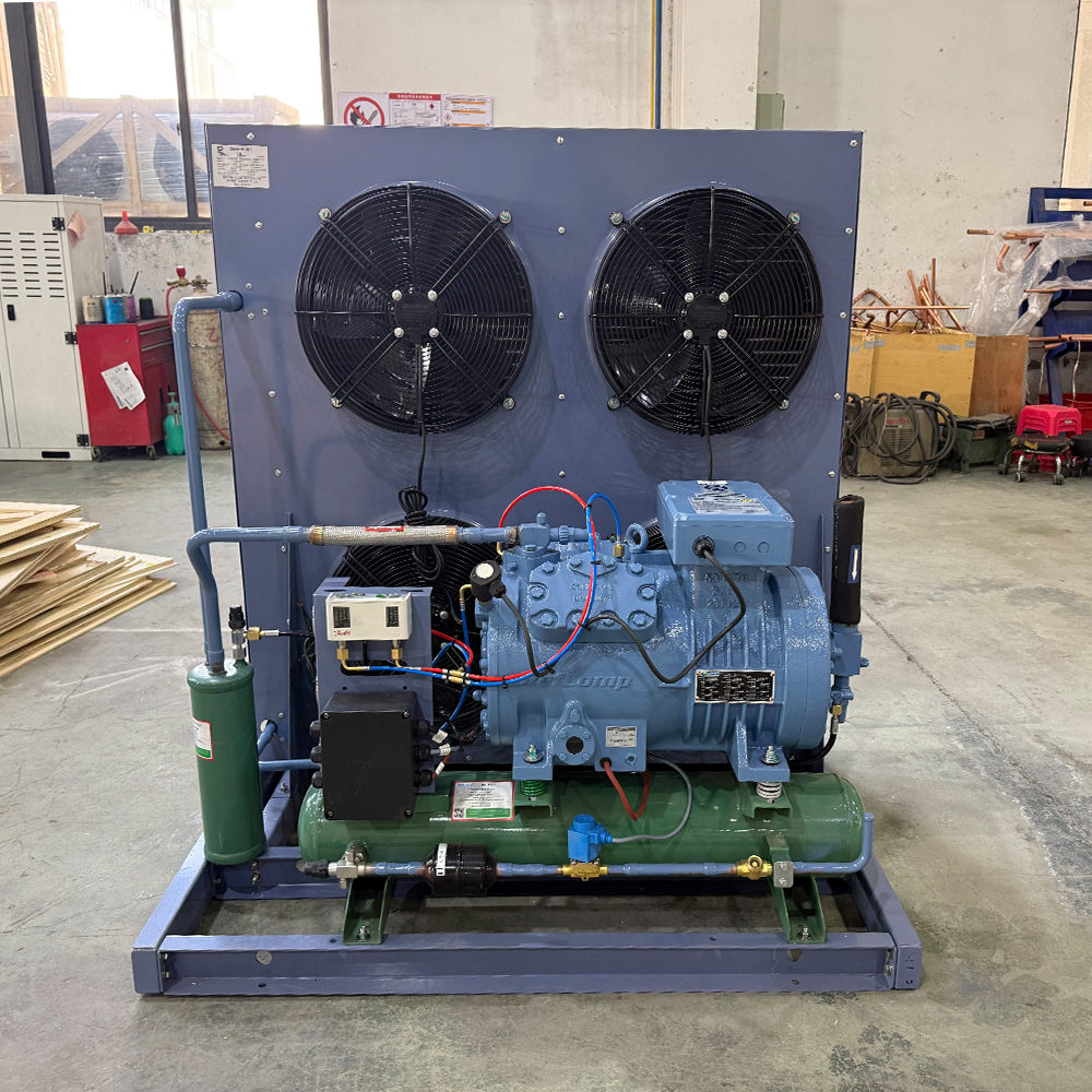 Cooling Compressor System Condenser Unit Refrigeration Cold Storage Room Freezer Condensing Unit