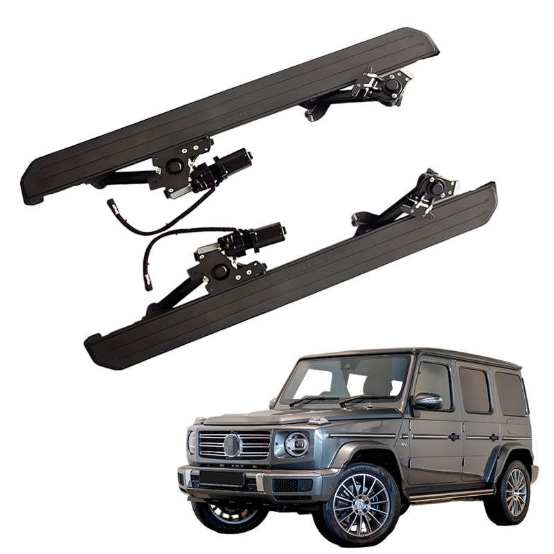 Anti-Pinch Waterproof Automatic Rotating Electric Power Side Step Running Board For Mercedes Benz G500 2019-2025