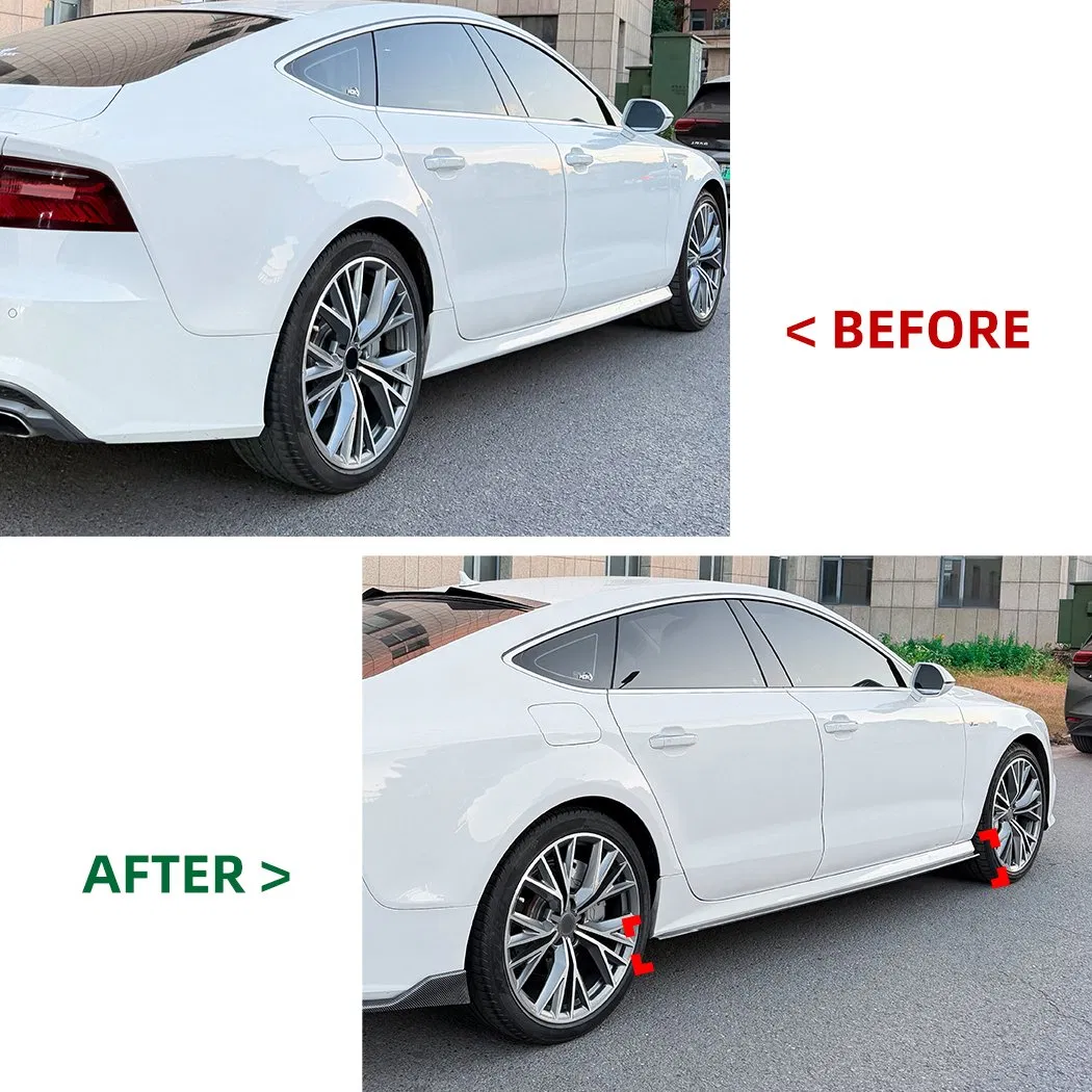 A7 Gloss Black Side Skirt for Audi A7 S7 C7 2011-2017 Car Accessories