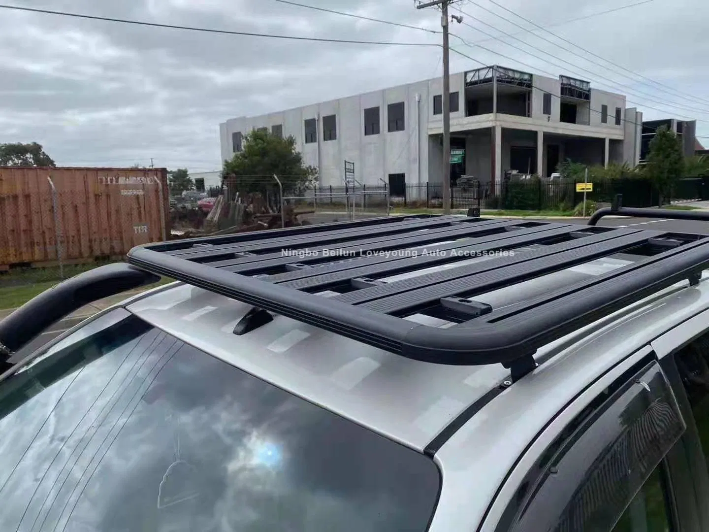 High Quality Aluminum Alloy Flat Platform Roof Rack Roof Basket with Special Bracket for Prado/Landcruiser/Patro
